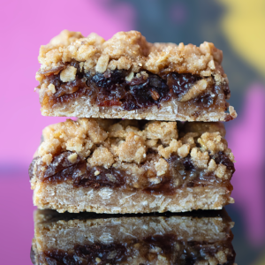 Mince Pie Crumbles by The Naughty Cook – handmade festive crumble slices with rum mincemeat