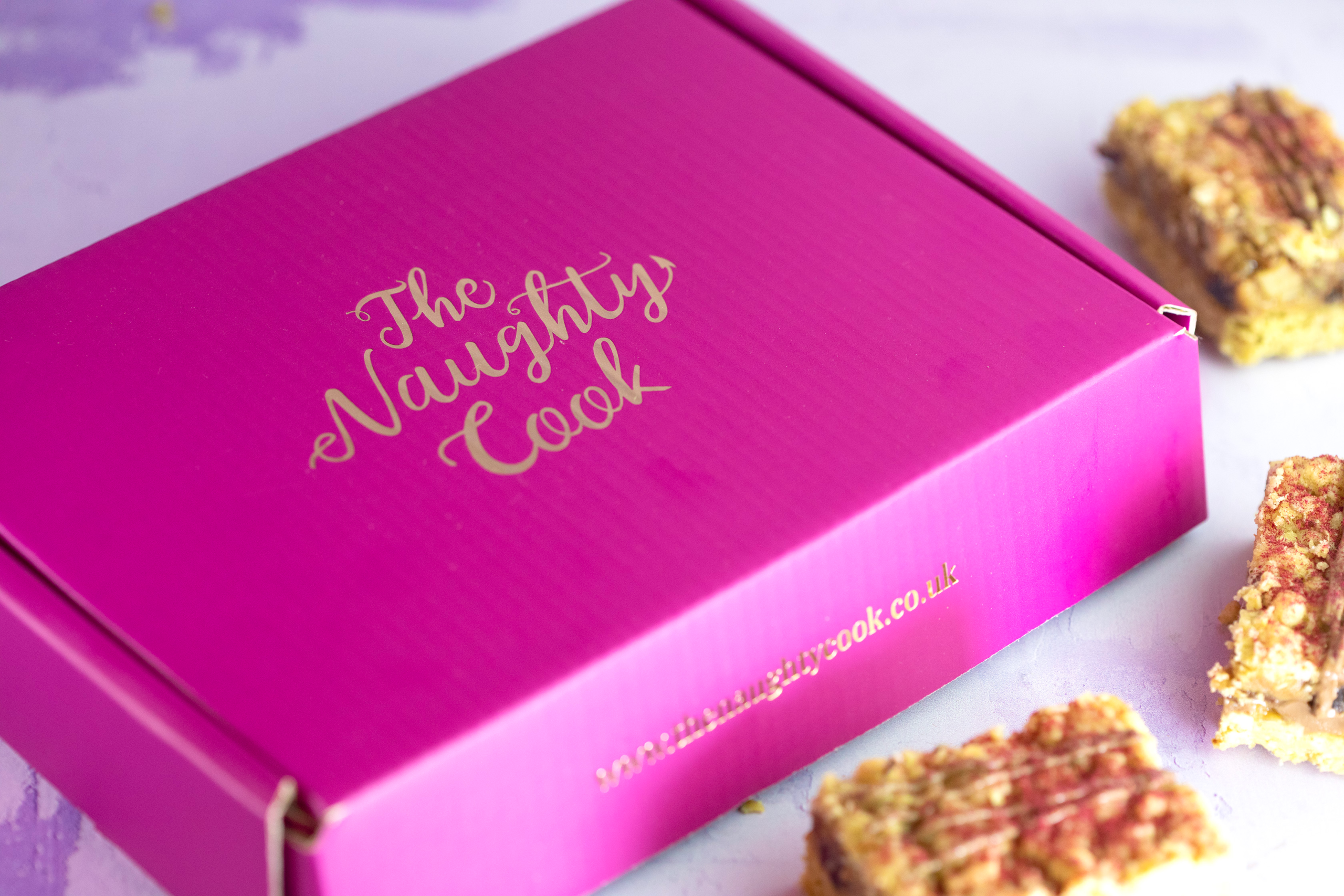 The Naughty Cook closed box.