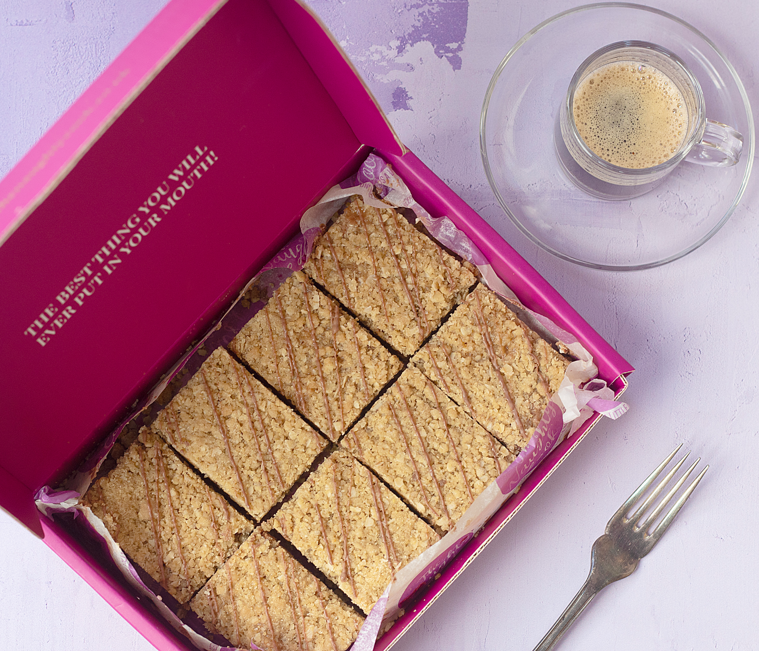 salted caramel crumble flatly